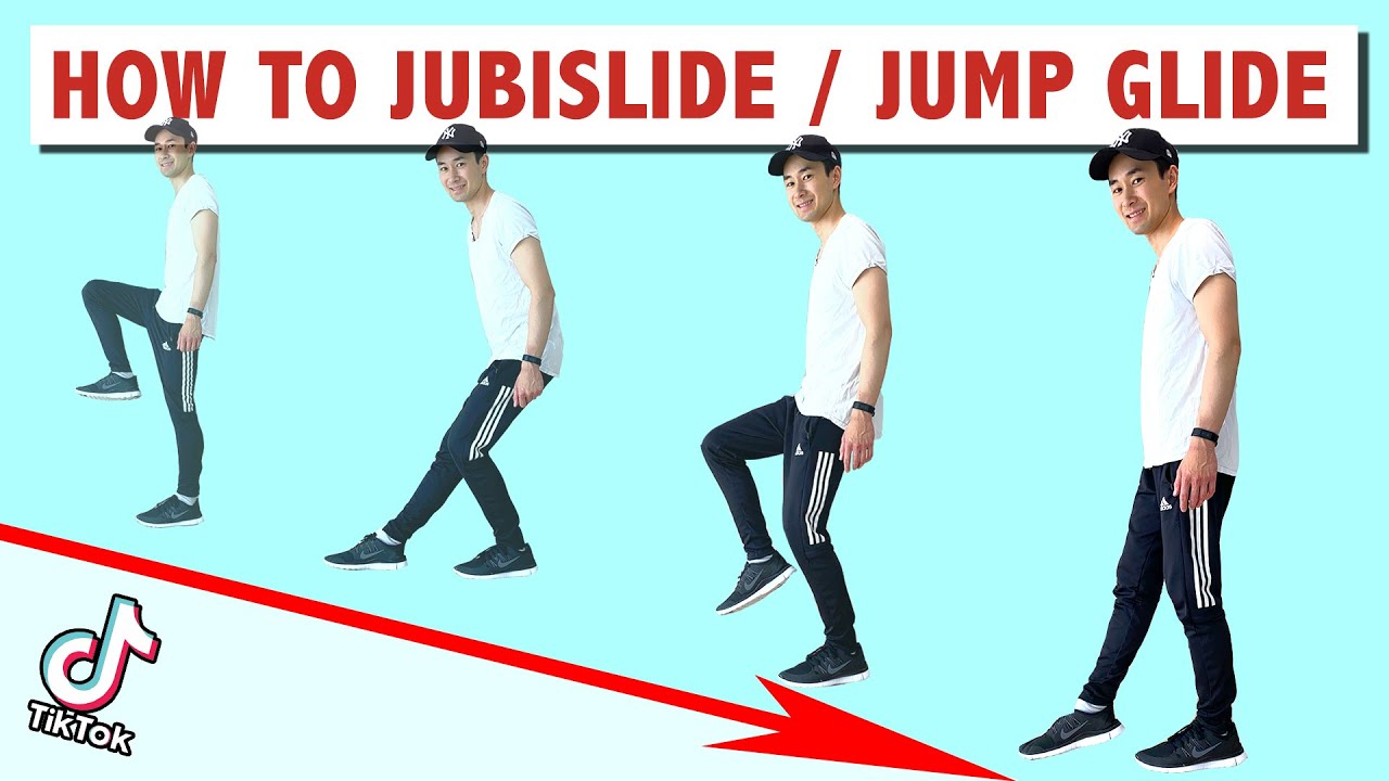 HOW TO JUBISLIDE AKA JUMP GLIDE ACROSS THE FLOOR