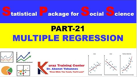 MULTIPLE REGRESSION using SPSS  IN AMHARIC-Part 21