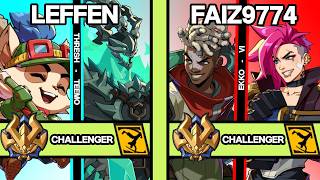 2XKO ▰ LEFFEN (Thresh-Teemo) vs FAIZ9774 (Ekko-Vi) ▰ 2XKO Pro Replays