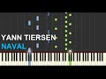 Yann Tiersen - Naval (Synthesia Tutorial)