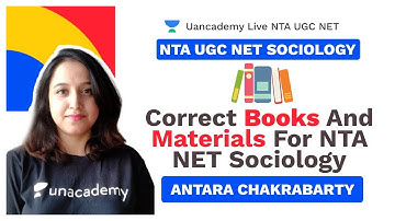 Correct books and materials for NTA NET Sociology | Antara | Unacademy Live