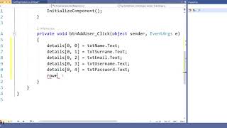 PROG6212 LU1  Storing Data in a 2D Array