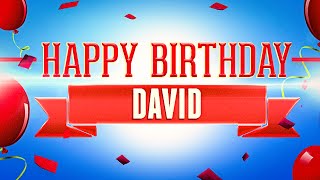 Happy Birthday David