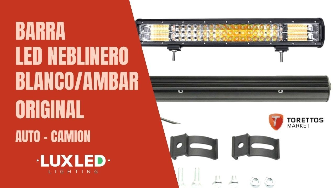 Barra Led Neblinero 396w Blanco/ámbar Auto Camión Original – TORETTOS MARKET