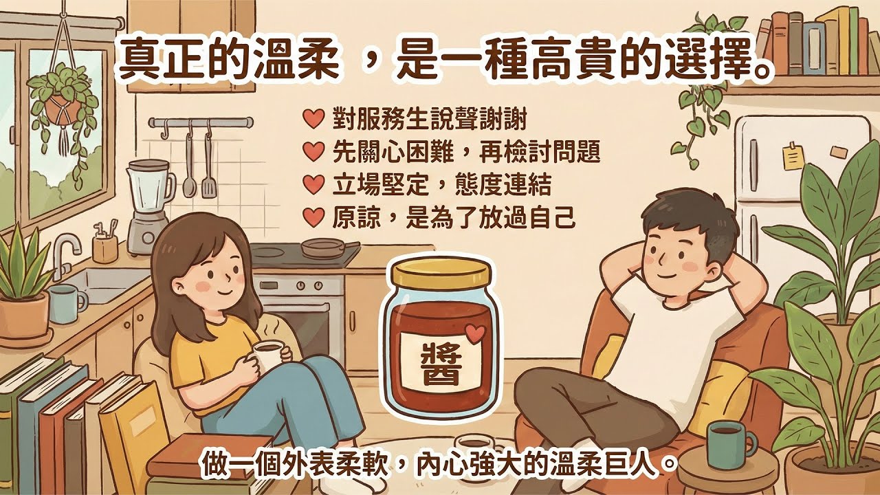 就醬過日子｜其實「溫柔」是...強大而不強勢的內在超能力