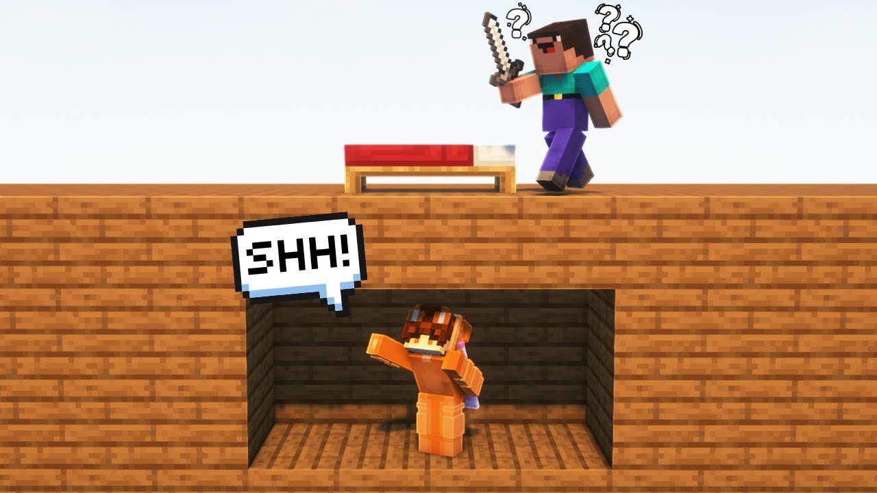 The CRAZIEST Bedwars Hiding Spot!
