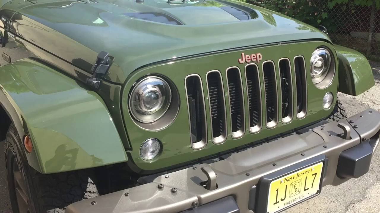 Jeep Morimoto Sealed7 - OEM Sarge Green Paint Match - YouTube
