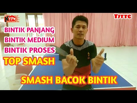 Top Smash & Bacok Bola Kosong Tinggi Menggunakan Karet Bintik Panjang