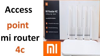 اسهل طريقة لضبط اعدادات الراوتر xiaomi mi router 4c access point screenshot 3