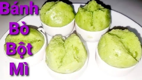 Cách làm bánh bò bông _Bánh bò bông xốp đặc biệt từ bột mì