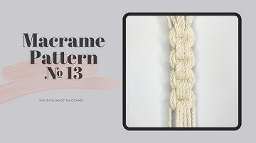 New Macrame Pattern Endless Falls Knots "Coin" / Macrame Pattern №13 / New Unique Macrame Knot
