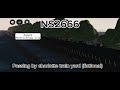 Norfolk southern 2666 (footage) passing by charlotte train yard (fictional)