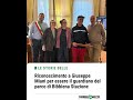 Riconoscimento a Giuseppe Miani per essere il guardiano del parco di Bibbiena Stazione