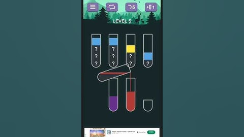 Water Sort Puzzle - Sort Colour LEVEL 5 #childgames #watersortpuzzle #sortpuzzle #watersort #game