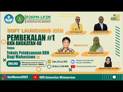 SOFT LAUNCHING KKN | Pembekalan 1: Teknis Pelaksanaan KKN bagi Mahasiswa