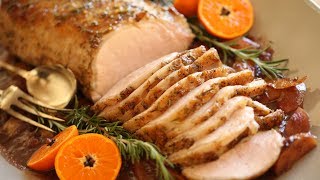 #entertainingwithbeth #cookingchannel #porkloinroast pork loin roast
with maple glaze, apples and cranberries is one of my favorite
recipes. it's s...