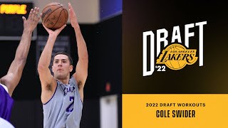 2022 Draft Workouts: Cole Swider (6/21/22)