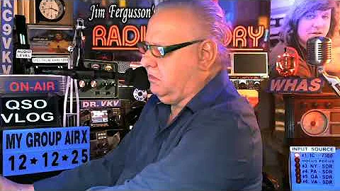 KC9VKV HAM RADIO QSO-VLOG - MY GROUP AIRCHECK!!! - 12/12/25 - JIM'S RADIO STORY