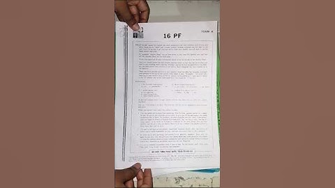 16pf personality practical test📑🌼#psychology#personality#practical file#mapc#ignou#shorts#internship