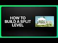 How To Build A Split Level In Paralives! Tutorial