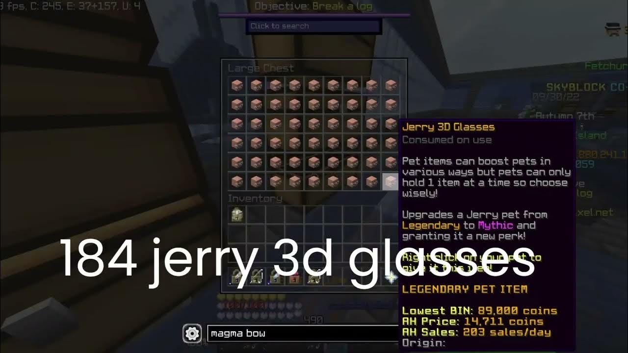 OPENING 45,000 JERRY BOXES (hypixel skyblock) YouTube