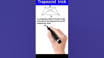 Trapezoid trick |Geometry #shorts #geometry  #trapezoid #mathshorttricks