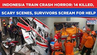 Indonesia Train Crash Horror Visuals 14 Killed, Scary Jakarta Scenes, Survivors Scream For Help