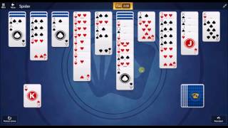 Microsoft Solitaire Collection - Spider August 12 2017