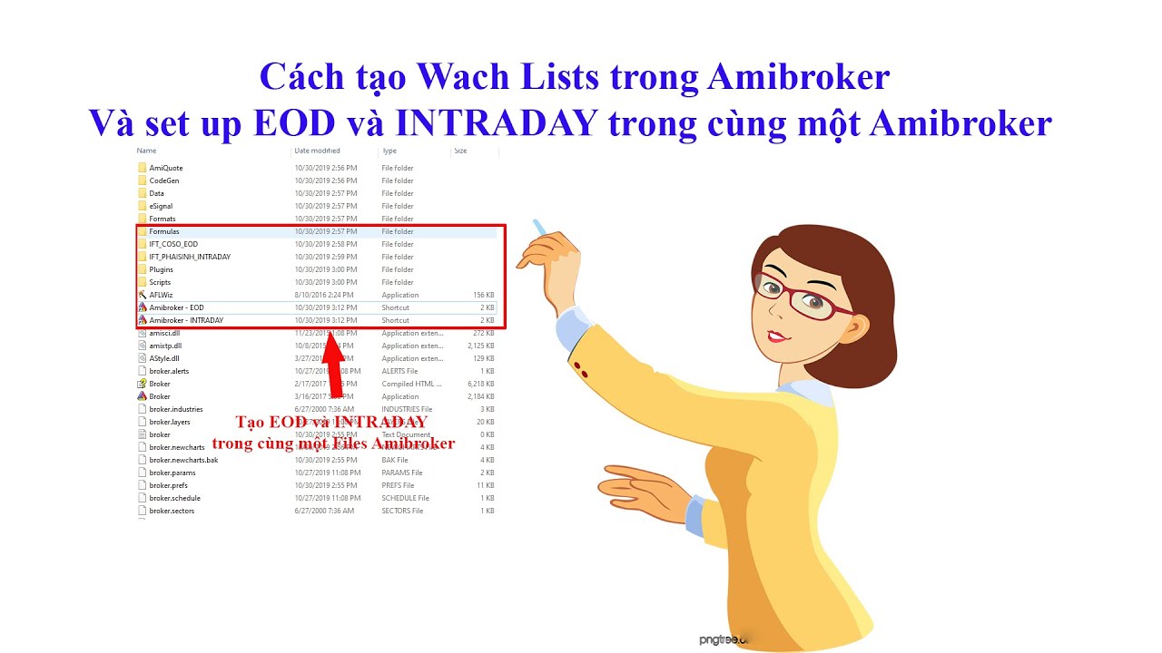 Thủ thuật tạo Watch Lists và cài đặt database EOD,... - youtube