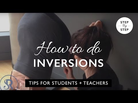 How to do a yoga inversion