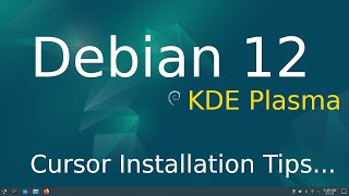 Exclusive Debian 12 - KDE Plasma - Mouse Cursor Install Tips. Information