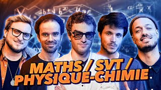 ON REPASSE LE BAC : MATIÈRES SCIENTIFIQUES feat. Dr NOZMAN, DIRTYBIOLOGY, MIC MATHS