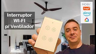 Interruptor Inteligente Wi-Fi para Ventilador de Teto compatível com Amazon Alexa e Google Home