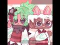 These two new matching skin✋🏻😩✨ || IB: @keiibuns on tiktok #dandysworld #animation #shorts