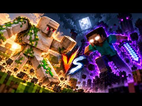 IRON GOLEM VS HEROBRINE IN MINECRAFT 🤯😱💀#bkdgamerz #youtube #minecraftvideo #minecraft #gaming