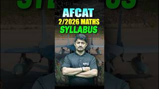 Complete Maths Syllabus for AFCAT 2 2026 | AFCAT Maths Preparation Guide #afcat2026