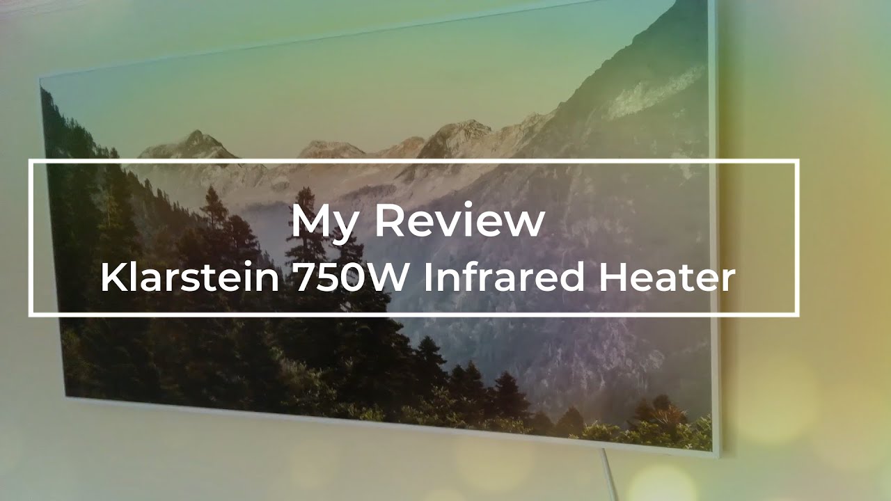 Review of Klarstein Wonderwall Air Art Smart Infrared Heater: Whats Good,  Bad and Would I recommend - YouTube
