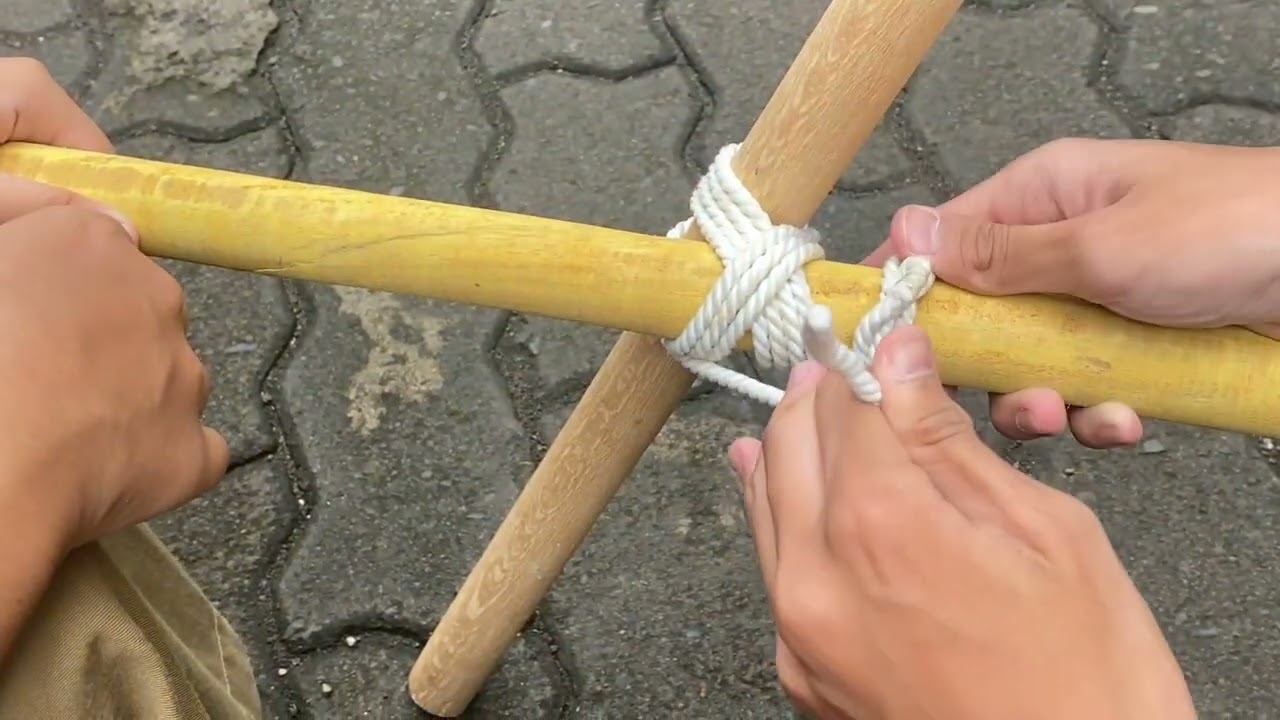 Cara membuat pioneering kaki tiga