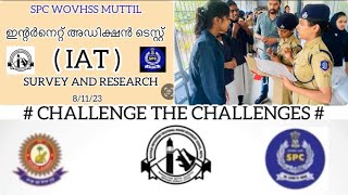 IAT (Internet addiction test)/ Survey and research/ # Challenge the challenges #/ SPC WOVHSS MUTTIL