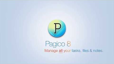 Get organized and stay productive with Pagico 8