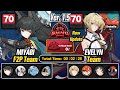2m26s - NEW v1.5 Shiyu Defense 17 CLEAR - M0W0 Evelyn Team &amp; M0W1 Miyabi F2P Team | ZZZ 1.5