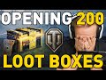 Opening 200 Footlockers in World of Tanks!