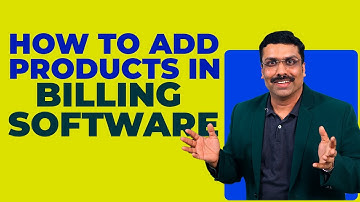 How to add products in Billing Software