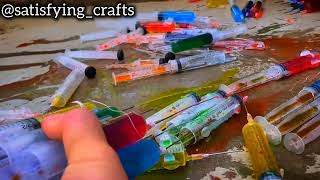 Experiment Car vs Syringes, Toy, Play doh, Slime, balloons | Crushing Crunchy \& Soft things with Car