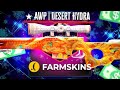I PULLED AWP DESERT HYDRA? | Farmskins Promo Code 2025 | CS2 Case Opening