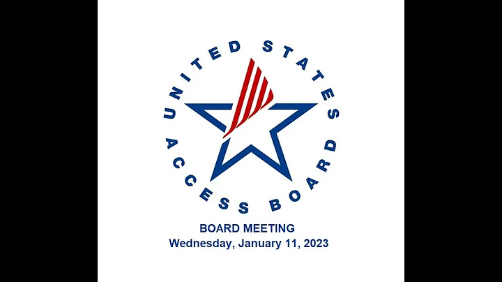 Access Board Meeting - January 11th 2023