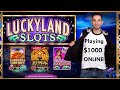 LIVE 🎰 $1,000SC on LuckyLand Social Casino Slots Online ...