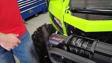 How to install winch bumper and winch on Textron Wildcat XX | SuperATV