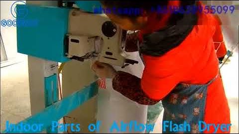 Used for drying cassava starch and flour air flash dryer  cassava flour drying machine