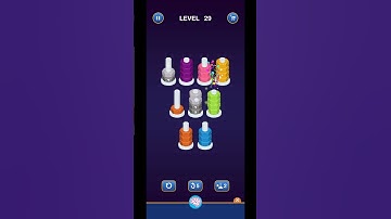 Lv 29 Nut Sort Puzzle - Color Sort/ 螺帽顏色排序/ ナットカラーソート (Guru Game)